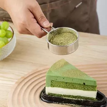 Ручное сито из нержавеющей стали с ячейками 40 для какао и муки 8cm