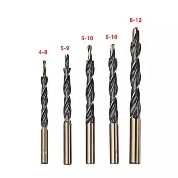 Ручное сверло для позиционирования карманных отверстий, сверло 8-4/9-5/10-5/10-6/12-8 мм