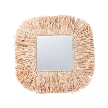 Ручное тканое подвесное зеркало из ротанга, инновационное художественное украшение, зеркала для макияжа, настенное зеркало для ванной комнаты, спальни