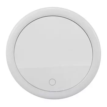 Ручное увеличительное зеркало для макияжа 0,6 дюйма, тройная присоска, 10-кратное увеличение, регулируемая яркость