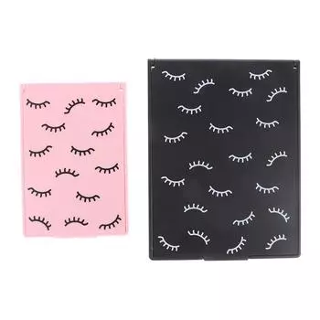 Ручное зеркало парикмахерское дамское квадратное зеркало для макияжа Зеркала для макияжа 6.5*9.5cm розовый