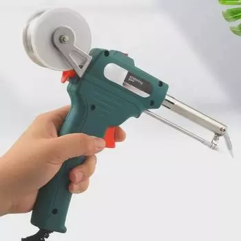 Ручной электрический паяльник мощностью 60 Вт с ручным устройством подачи олова