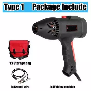 Ручной электрический сварочный аппарат 5000 Вт, автоматический цифровой интеллектуальный сварочный аппарат, ручка регулировки тяги тока Type 1