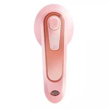 Ручной электрический утюг розовый