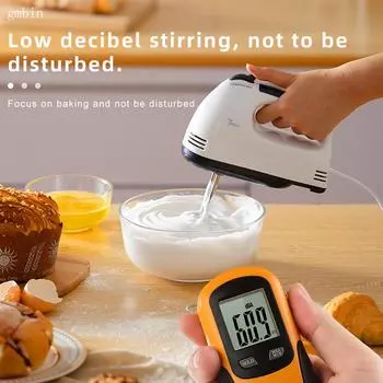 Ручной электрический венчик для взбивания яиц для крема, выпечки и смешивания тортов EU Plug