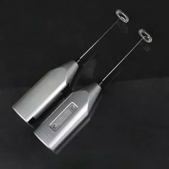 Ручной электрический венчик из нержавеющей стали, креативный венчик для молока и кофе, мини-вспениватель молока, кухонные принадлежности, ручной миксер, электрический