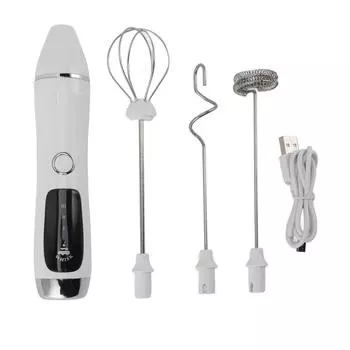 Ручной электрический вспениватель молока, беспроводной портативный ручной вспениватель молока для кофе, чая, шоколада L