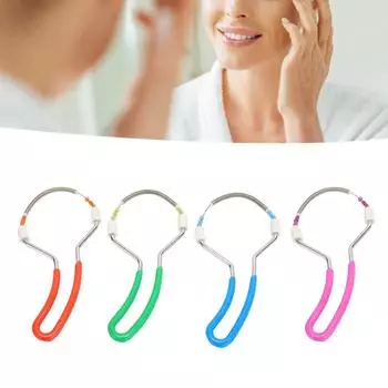 Ручной эпилятор для удаления волос на лице, весенний весенний инструмент для удаления волос на лице с ручкой, инструмент для эпиляции волос One Size розовый