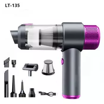 Ручной автомобильный пылесос беспроводной 7500 Па высокая мощность автомобильный пылесос и воздуходувка 4-в-1 портативный пылесос со светодиодной подсветкой