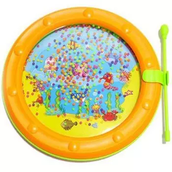 Ручной барабан Cas B с прозрачной звуковой волной, 1 комплект, корейские игрушки