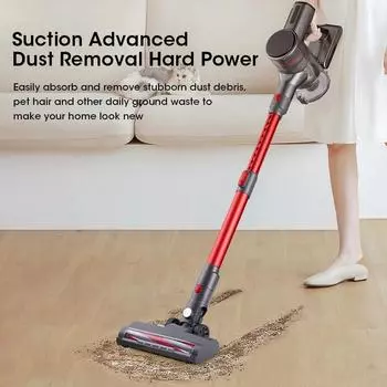 Ручной беспроводной пылесос с мощностью всасывания 9,5 кПа, многофункциональный электрический пылесос для дома и автомобиля, удаление клещей и пыли EU