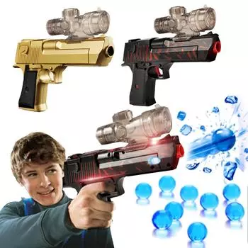 Ручной бластер с гелем и шариками, бластер с брызгами, 9000, экологически чистый для активного отдыха, командная игра-стрелялка, подарок для детей от 12 лет и старше A