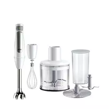 Ручной блендер Braun 7 MQ7035IGWH Простота эксплуатации Экономия времени Приготовление детского питания Смузи Суп Дробление Смешивание Взбивание Измельчение льда Тертый редис 6 в 1