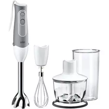 Ручной блендер Braun Multi-Quick 5 MQ535GY Легкий вес Приготовление детского питания Смузи Суп Измельчение Смешивание Измельчение Измельчение Простое взбивание Tim
