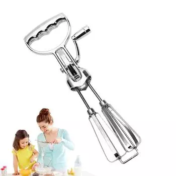 Ручной блендер для яиц Ручные венчики для взбивания яиц Блендер из нержавеющей стали Инструмент для выпечки тортов Для приготовления закусок, тортов, хлеба и spain