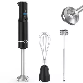 Ручной блендер, кухонный комбайн, венчик для детского питания, может измельчать лед, блендер высокой мощности 500 Вт, электрический миксер с регулировкой скорости, миксер для еды, празднование, популярный, простой
