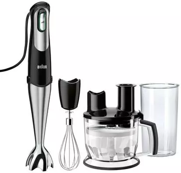 Ручной бытовой блендер Braun Multi Quick 7 7 функций в 1 замешивание теста Совместимость с детским питанием MQ775 мощный Multi Quick 7 Измельчение, смешивание, взбивание,