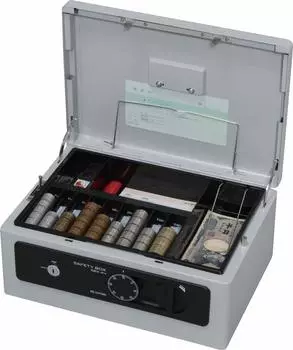 Ручной циферблат Iris Ohyama с двойным зуммером безопасности, серый, сейф, тип, замок, в комплекте, A4, SBX-A4,