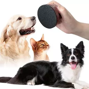 Ручной деревянный скребок для ногтей для собак, домашний деревянный шлифовщик ногтей для домашних животных, портативная круглая доска для ногтей из цельного дерева, принадлежности для домашних животных