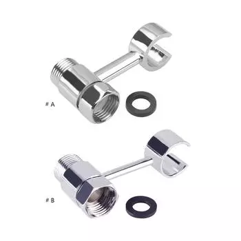 Ручной держатель для душа, настенный, регулируемый кронштейн, вращающийся на 360 градусов, основание для распылителя для унитаза, поддержка без перфорации для ванной комнаты