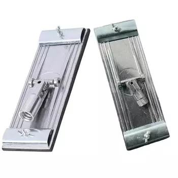 Ручной держатель шлифовальной машины Рама для наждачной бумаги Алюминиевый сплав Для гипсокартона Шлифовка кузова автомобиля Для шлифовки гипсокартона Дерево Детализация кузова автомобиля коричневый