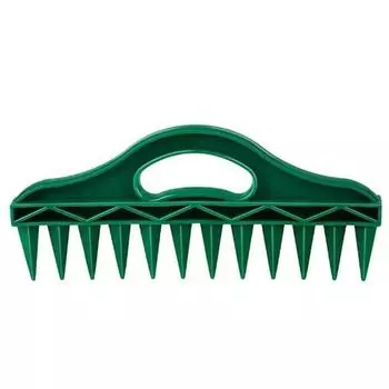 Ручной диббер 12 отверстий для быстрой посадки, садовая сеялка, инструмент для выкапывания лунок и разметки почвы, посадочные приспособления для эффективного садоводства 1 PC