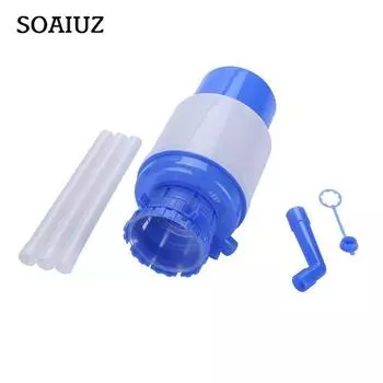 Ручной диспенсер для бутылки с водой, кувшин для воды, кран для питьевой воды для кемпинга, 5 и 6 галлонов синий