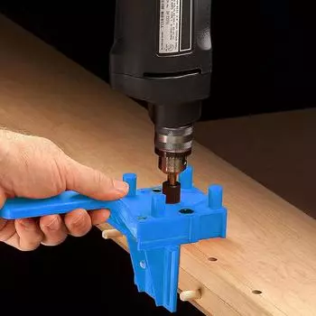 Ручной дырокол из АБС-пластика 6/8/10 мм для деревообработки, синий