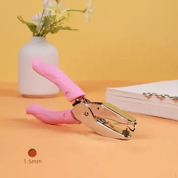 Ручной дырокол, плоскогубцы для дырокола, сверхмощный ручной дырокол для одной бумаги, small round hole