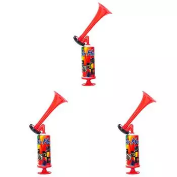 Ручной футбольный воздушный гудок с громким голосом для спортивных соревнований (красный)