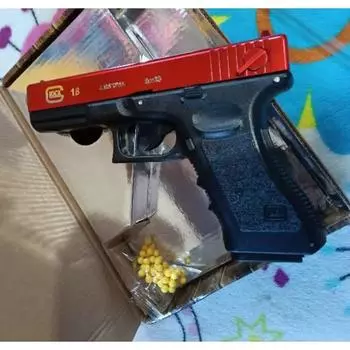 Ручной Gezheng Locke G18 пустой складской трехкрючковый станок для стрельбы из игрушечного пистолета и быстросъемная Terra для захвата подарка мальчику