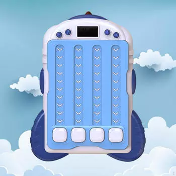 Ручной игровой автомат-головоломка, музыкальная игровая ритм-консоль, маленькая машинка для малышей розовый