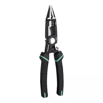 Ручной инструмент 9 в 1, обжимной инструмент, острогубцы для пилинга, специальный инструмент для электрика, многофункциональные кусачки для зачистки проводов, плоскогубцы LM