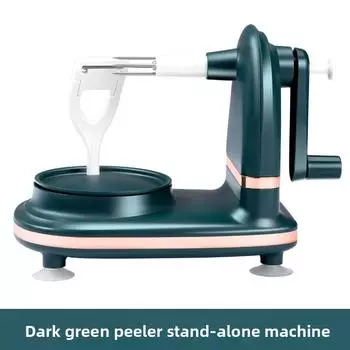 Ручной инструмент для чистки яблок, Бытовая автоматическая овощечистка, Нож для чистки, Фруктовая овощечистка, Инструмент для чистки яблок 1PCS темно-зеленого