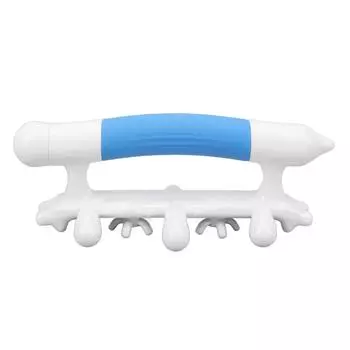 Ручной инструмент для массажа фасций, ручной триггерный бластер, инструмент для расслабления мышц спины синий