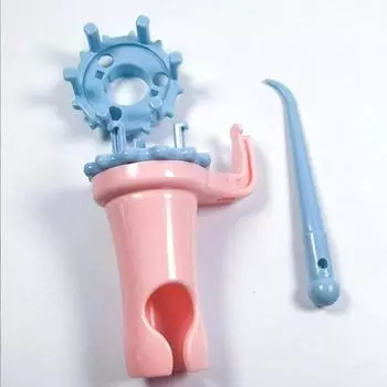 Ручной инструмент для плетения своими руками, двухголовый комбинированный сменный инструмент для плетения веревок, пластиковый инструмент для плетения браслетов, цветочный инструмент для плетения