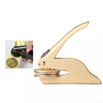Ручной инструмент для тиснения штампов для блокнотов золотой
