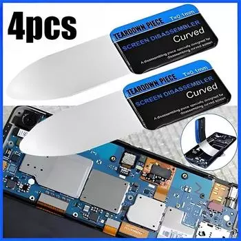 Ручной инструмент с лезвием, плоскогубцы, мини-переносной нож для зачистки проводов, ударный пробивной инструмент, изогнутый лист для разборки экрана, лист для подъема экрана, стальной лист 1pcs