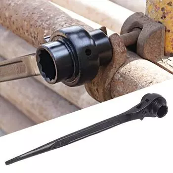 Ручной инструмент с трещоткой высокой твердости и обратным регулированием, удобная ручка, остроконечный ключ для дома A