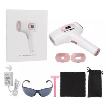 Ручной IPL-аппарат для удаления волос, постоянный и безболезненный, охлаждающий лед, домашний аппарат для удаления волос 100240 В EU Plug