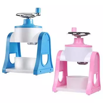 Ручной измельчитель льда, мини-кухонный измельчитель льда, ледокол для домашней вечеринки синий