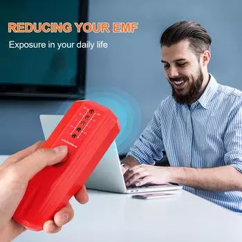 Ручной ЭДС-метр, портативный детектор электромагнитного излучения, домашняя лаборатория, больница красный черный