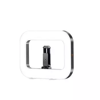 Ручной кольцевой светильник. Портативный мобильный телефон, трансляция в прямом эфире, специальный перезаряжаемый фотофонарь. Настольная клетка для селфи-светильника One Size