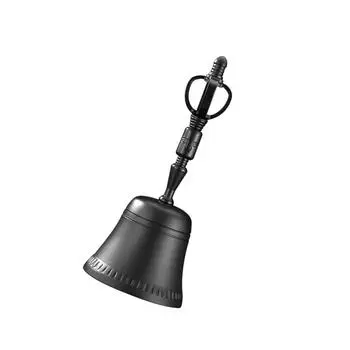 Ручной колокольчик Буддийский даосизм Чистая латунь Мощный и долговечный божественный артефакт чёрный