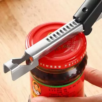 Ручной консервный нож Регулируемая ручка Открывалка для бутылок Крышка нескользящая Быстро открывалка для бутылок Многофункциональная для пожилых людей с артритом