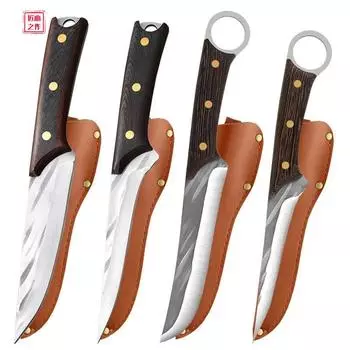 Ручной кованый нож для обвалки, бытовой нож для мяса, кухонный нож из нержавеющей стали для рыбы Knife D