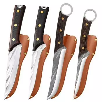 Ручной кованый нож для обвалки, бытовой нож для мяса, кухонный нож из нержавеющей стали для рыбы Knife C