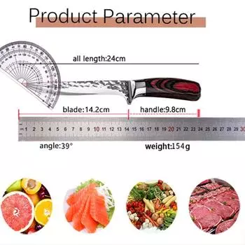 Ручной кованый нож для обвалки, профессиональные ножи шеф-повара из дамасской стали, нож для разделки мяса, рыбы, кухонные принадлежности
