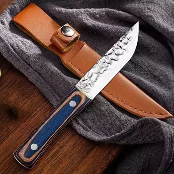 Ручной кованый обвалочный нож Ручной нож Карманный нож для мяса Нож для баранины Столовый нож Кухонный нож Style A