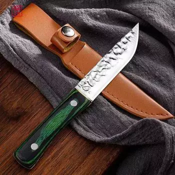 Ручной кованый обвалочный нож Ручной нож Карманный нож для мяса Нож для баранины Столовый нож Кухонный нож Style A